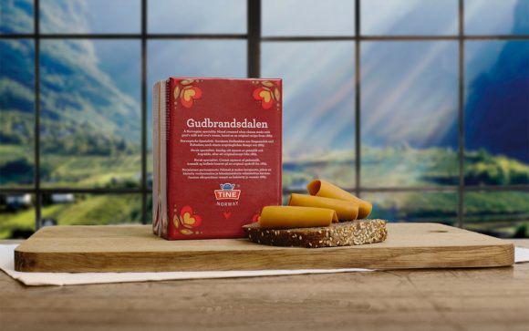 Gjetost Cheese Brunost Gudbrandsdalen Norwegian Cheese