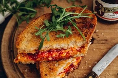 Cheese Toastie with Fresh Chilli Jam